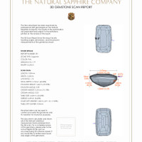 3.83&nbsp;Ct.Tw.Total Carat Weight Pink Sapphire Pair from Ceylon (Sri Lanka) 3 D Scan Report
