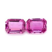 1.67&nbsp;Ct.Tw.Total Carat Weight Pink Sapphire Pair from Ceylon (Sri Lanka) Video