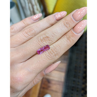 1.67&nbsp;Ct.Tw.Total Carat Weight Pink Sapphire Pair from Ceylon (Sri Lanka) Life Style