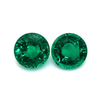 3.68 Ct.Tw.Total Carat Weight Emerald Pair from Zambia Video