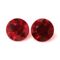 2.05 Ct.Tw.Total Carat Weight Ruby Pair from Mozambique Video
