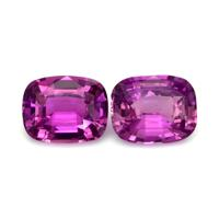 3.49&nbsp;Ct.Tw.Total Carat Weight Purple Sapphire Pair from Ceylon (Sri Lanka) Video