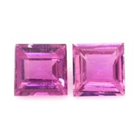 2.80 Ct.Tw.Total Carat Weight Purplish Pink Sapphire Pair from Madagascar Video