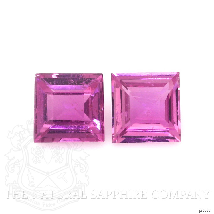 2.80 Ct.Tw. Purplish Pink Sapphire Pair from Madagascar