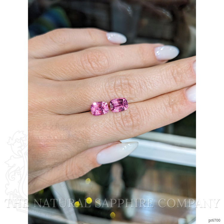 2.94 Ct.Tw. Pink Sapphire Pair from Ceylon (Sri Lanka)