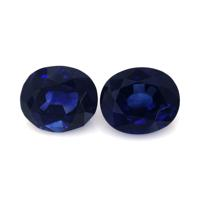4.80&nbsp;Ct.Tw.Total Carat Weight Blue Sapphire Pair from Ceylon (Sri Lanka) Video