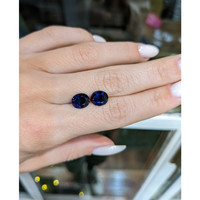 4.80&nbsp;Ct.Tw.Total Carat Weight Blue Sapphire Pair from Ceylon (Sri Lanka) Life Style