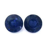 3.88&nbsp;Ct.Tw.Total Carat Weight Blue Sapphire Pair from Ceylon (Sri Lanka) Video