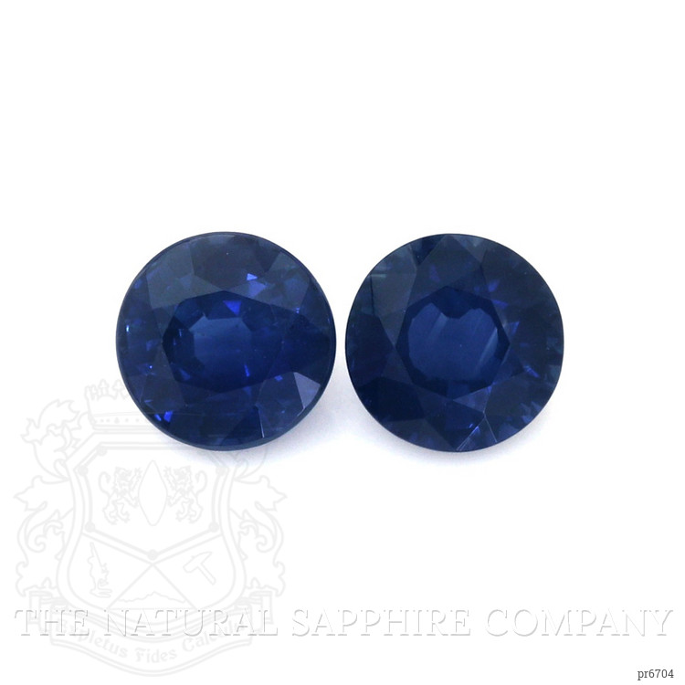 3.88 Ct.Tw. Blue Sapphire Pair from Ceylon (Sri Lanka)