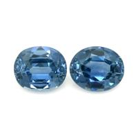 3.61&nbsp;Ct.Tw.Total Carat Weight Blue Sapphire Pair from Ceylon (Sri Lanka) Video