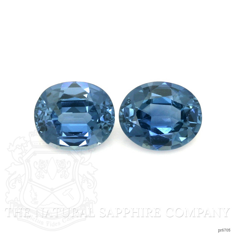 3.61 Ct.Tw. Blue Sapphire Pair from Ceylon (Sri Lanka)