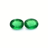 5.38 Ct.Tw.Total Carat Weight Emerald Pair from Zambia Video