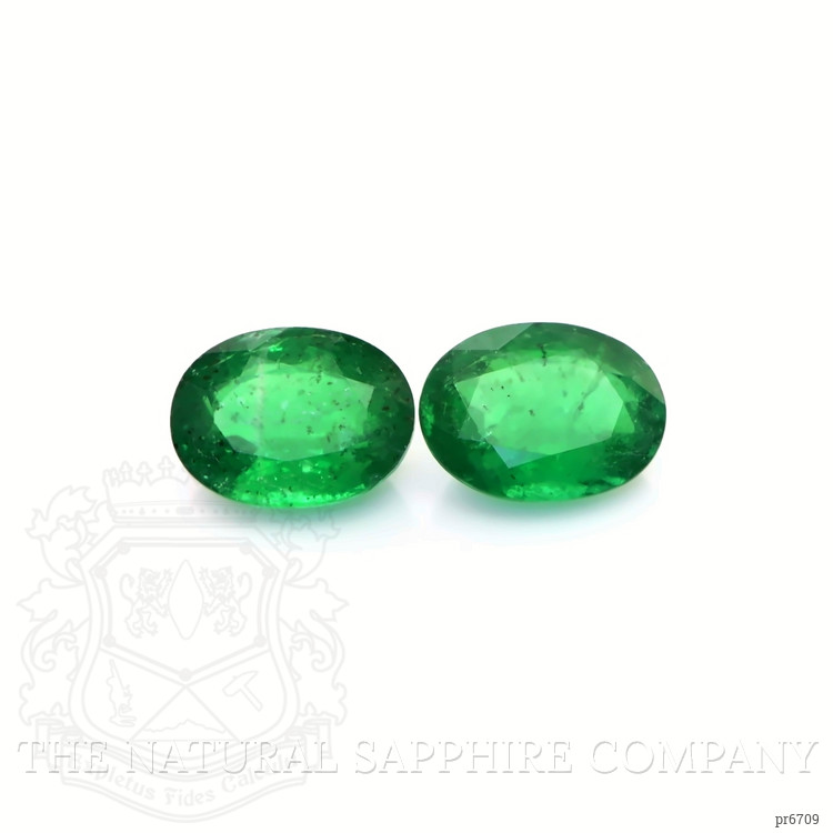 5.38 Ct.Tw. Emerald Pair from Zambia