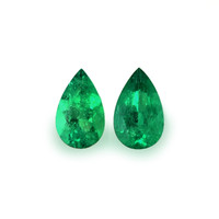 1.55 Ct.Tw.Total Carat Weight Emerald Pair from Colombia Video