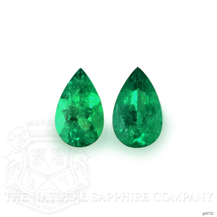 1.55 Ct.Tw. Emerald Pair from Colombia