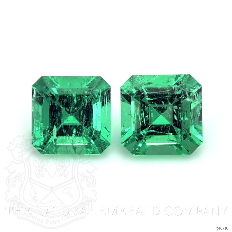 1.09 Ct.Tw. Emerald Pair from Colombia