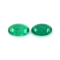 0.75 Ct.Tw.Total Carat Weight Emerald Pair from Brazil Video