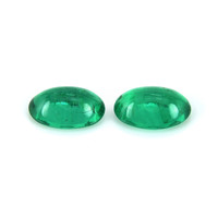 0.76 Ct.Tw.Total Carat Weight Emerald Pair from Brazil Video