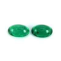 0.78 Ct.Tw.Total Carat Weight Emerald Pair from Brazil Video