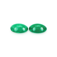0.79 Ct.Tw.Total Carat Weight Emerald Pair from Brazil Video