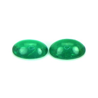 0.79 Ct.Tw.Total Carat Weight Emerald Pair from Brazil Video