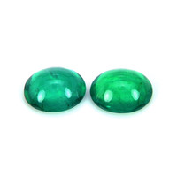 1.07 Ct.Tw.Total Carat Weight Emerald Pair from Brazil Video