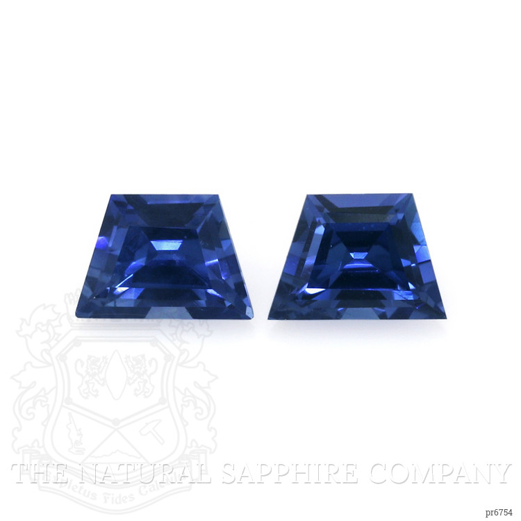 1.09 Ct.Tw. Blue Sapphire Pair from Ceylon (Sri Lanka)