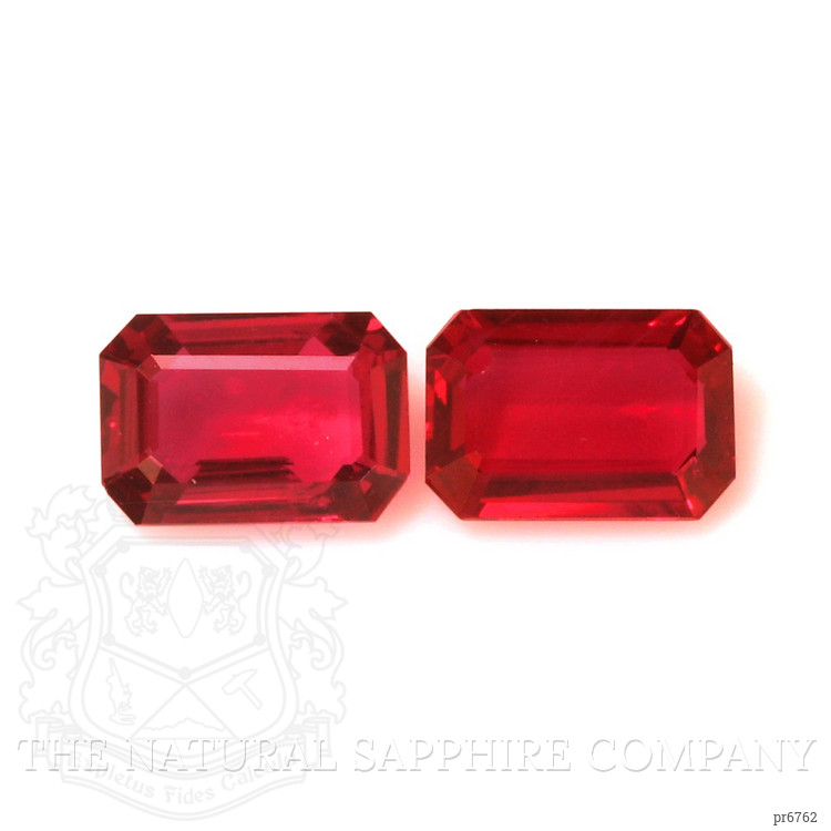 2.27 Ct.Tw. Ruby Pair from Mozambique