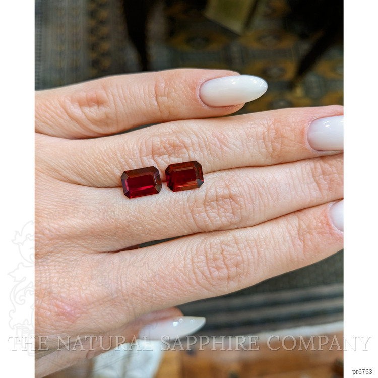 4.05 Ct.Tw. Ruby Pair from Mozambique