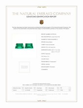 1.13 Ct.Tw.Total Carat Weight Emerald Pair from Zambia Scan Report