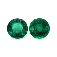 6.20 Ct.Tw.Total Carat Weight Emerald Pair from Zambia Video