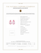 3.13&nbsp;Ct.Tw.Total Carat Weight Padparadscha Sapphire Pair from Madagascar Scan Report