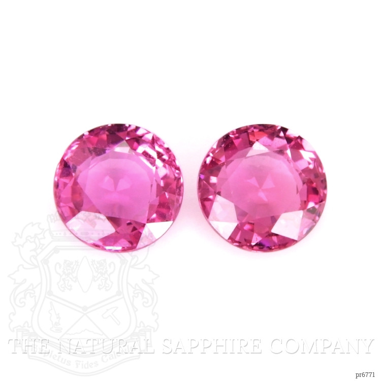 2.10 Ct.Tw. Pink Sapphire Pair from Ceylon (Sri Lanka)