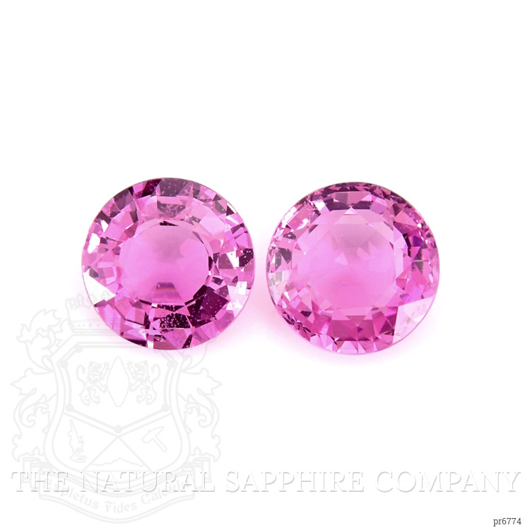 2.49 Ct.Tw. Pink Sapphire Pair from Ceylon (Sri Lanka)