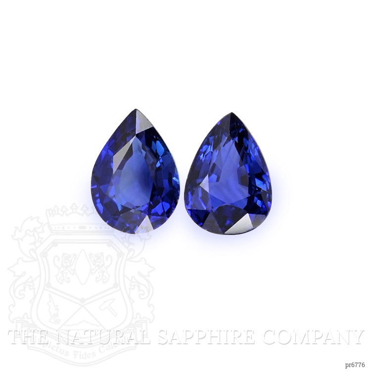 1.59 Ct.Tw. Blue Sapphire Pair from Ceylon (Sri Lanka)
