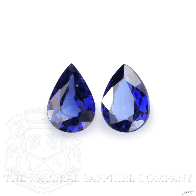 1.53 Ct.Tw. Blue Sapphire Pair from Ceylon (Sri Lanka)