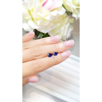 1.53&nbsp;Ct.Tw.Total Carat Weight Blue Sapphire Pair from Ceylon (Sri Lanka) Life Style