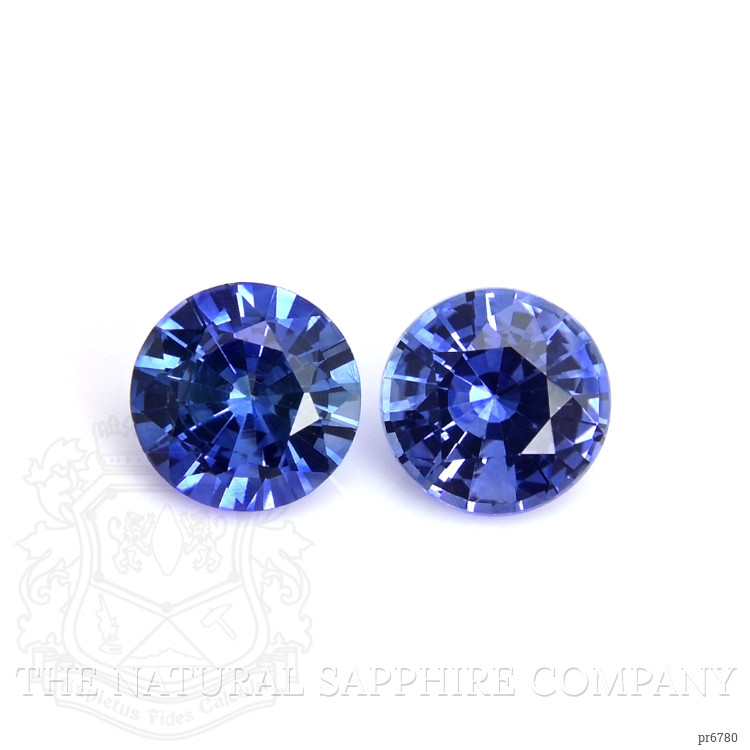 0.92 Ct.Tw. Blue Sapphire Pair from Ceylon (Sri Lanka)