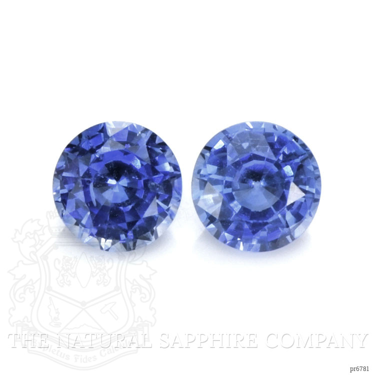 0.76 Ct.Tw. Blue Sapphire Pair from Ceylon (Sri Lanka)
