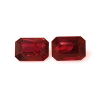 2.82 Ct.Tw.Total Carat Weight Ruby Pair from Mozambique Video