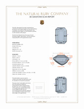 2.82&nbsp;Ct.Tw.Total Carat Weight Ruby Pair from Mozambique 3 D Scan Report