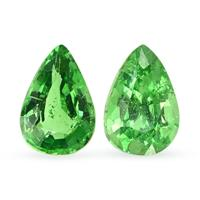 2.10 Ct.Tw.Total Carat Weight Tsavorite Garnet Pair from Madagascar Video