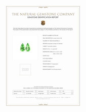2.03 Ct.Tw.Total Carat Weight Tsavorite Garnet Pair from Madagascar Scan Report