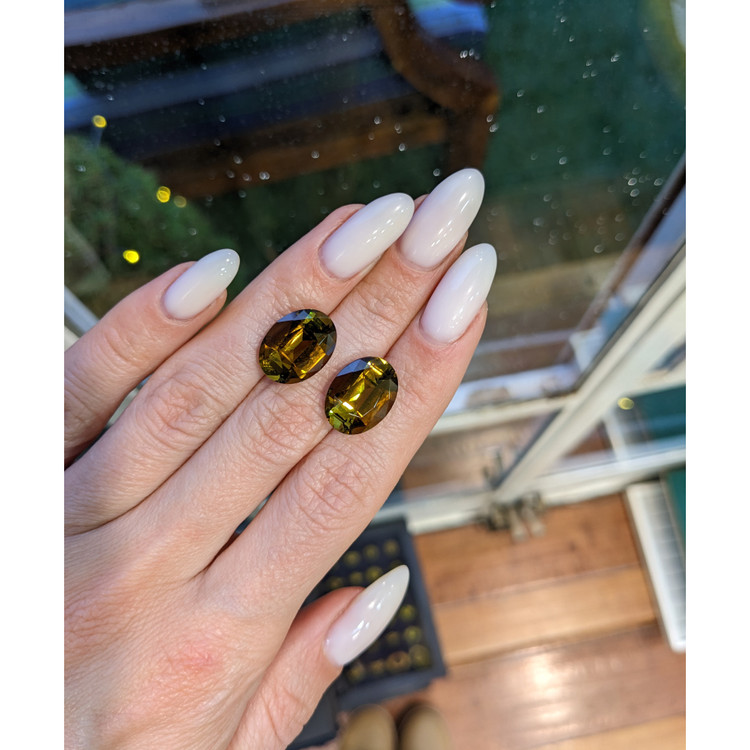 14.92 Ct.Tw. Tourmaline Pair from Brazil