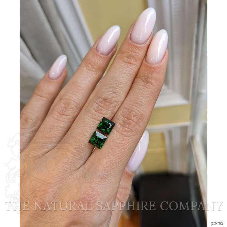 3.31 Ct.Tw. Tsavorite Garnet Pair from Tanzania