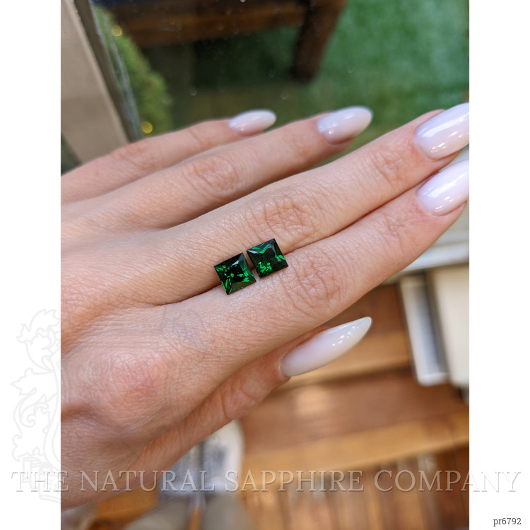 3.31 Ct.Tw. Tsavorite Garnet Pair from Tanzania
