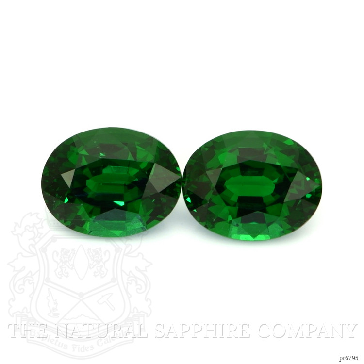 3.40 Ct.Tw. Tsavorite Garnet Pair from Tanzania