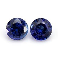 1.69&nbsp;Ct.Tw.Total Carat Weight Blue Sapphire Pair from Ceylon (Sri Lanka) Video