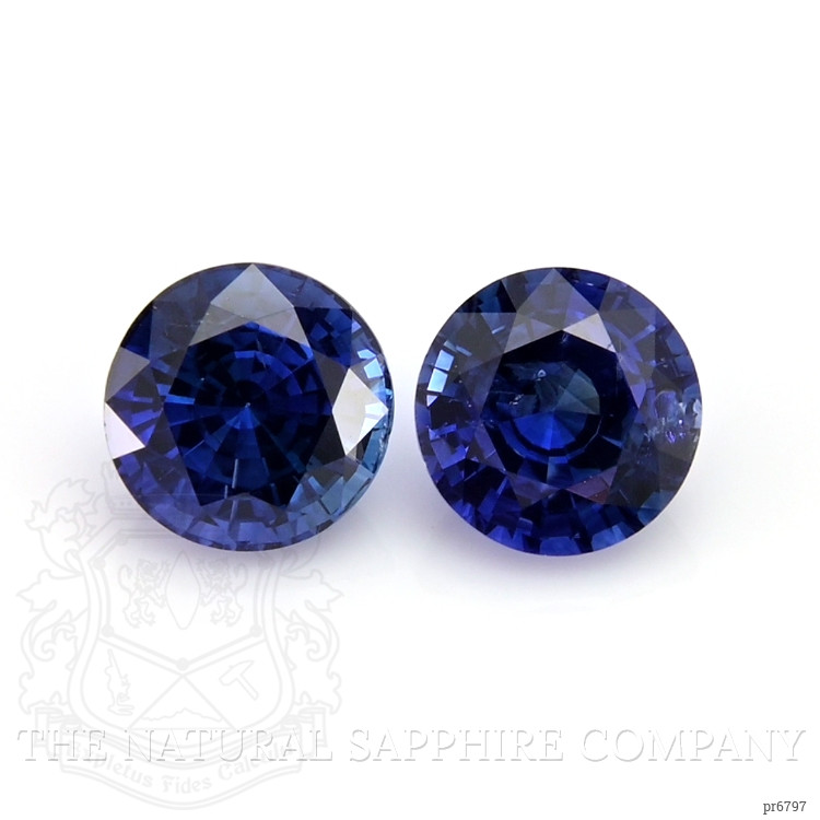 1.69 Ct.Tw. Blue Sapphire Pair from Ceylon (Sri Lanka)