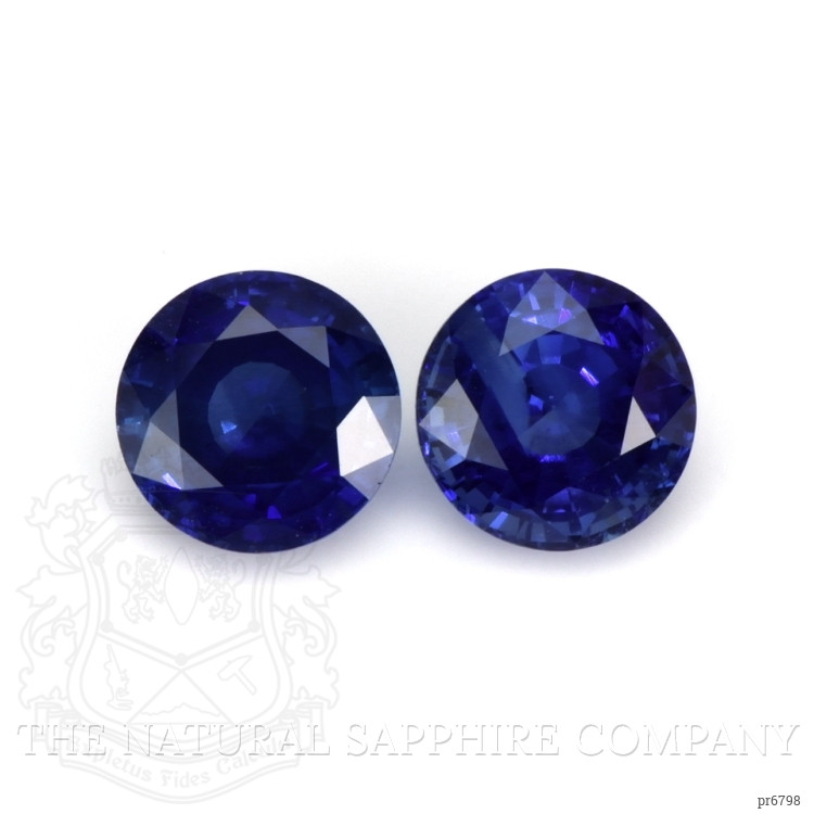 1.85 Ct.Tw. Blue Sapphire Pair from Ceylon (Sri Lanka)